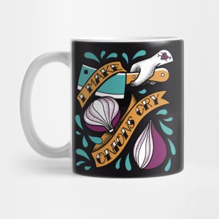 Vintage Tattoo // I Make Onions Cry Mug